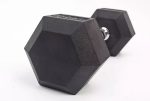 Rubber Coated Hexagonal Dumbbells - Image 3