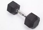 Rubber Coated Hexagonal Dumbbells - Image 4