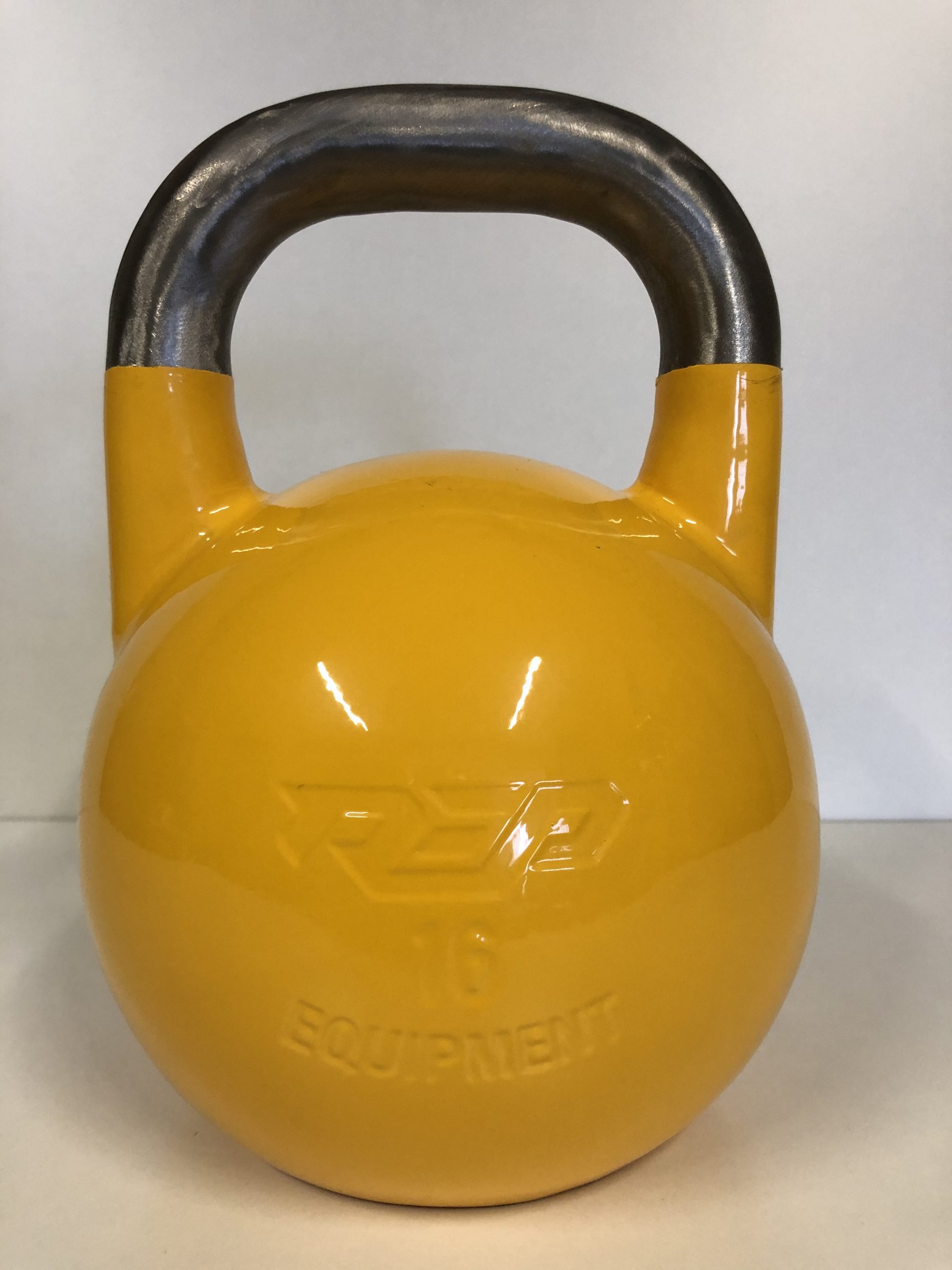 PRO Kettlebell Steel Competition 16kg, Unisex – Erwachsene Kettlebell,  Yellow, one size 