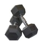 Rubber Coated Hexagonal Dumbbells - Image 8