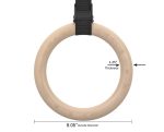 Wood Gymnastic Rings 32mm - Image 11