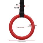 Black Gymnastic Rings 28mm - Image 7
