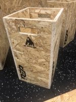 Wooden Chalk Stand  By The Animal Box (30cm x 27cm x 50cm)